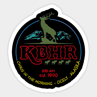 KBHR Northern Exposure Sticker